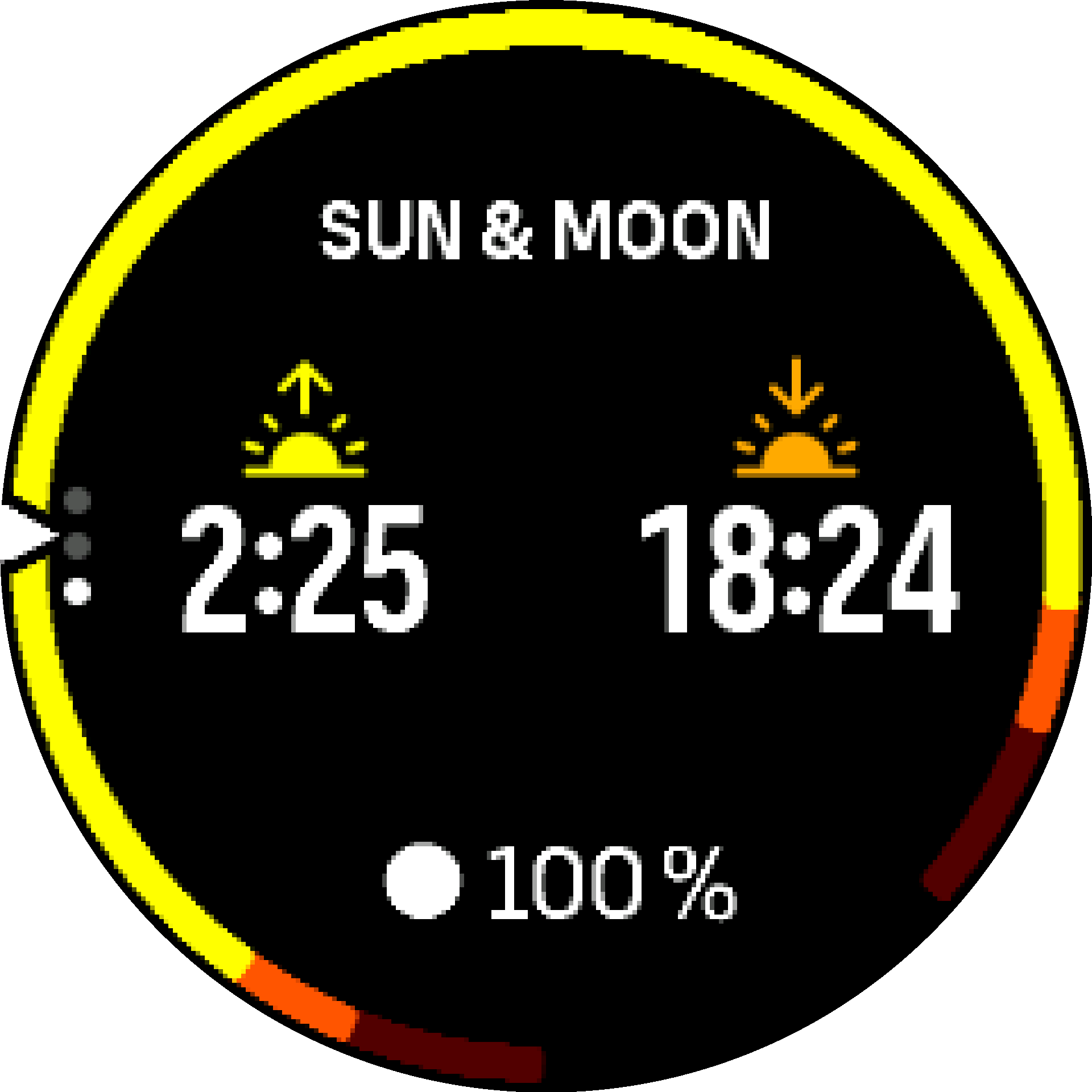 Outdoor Widget SunsetSunrise