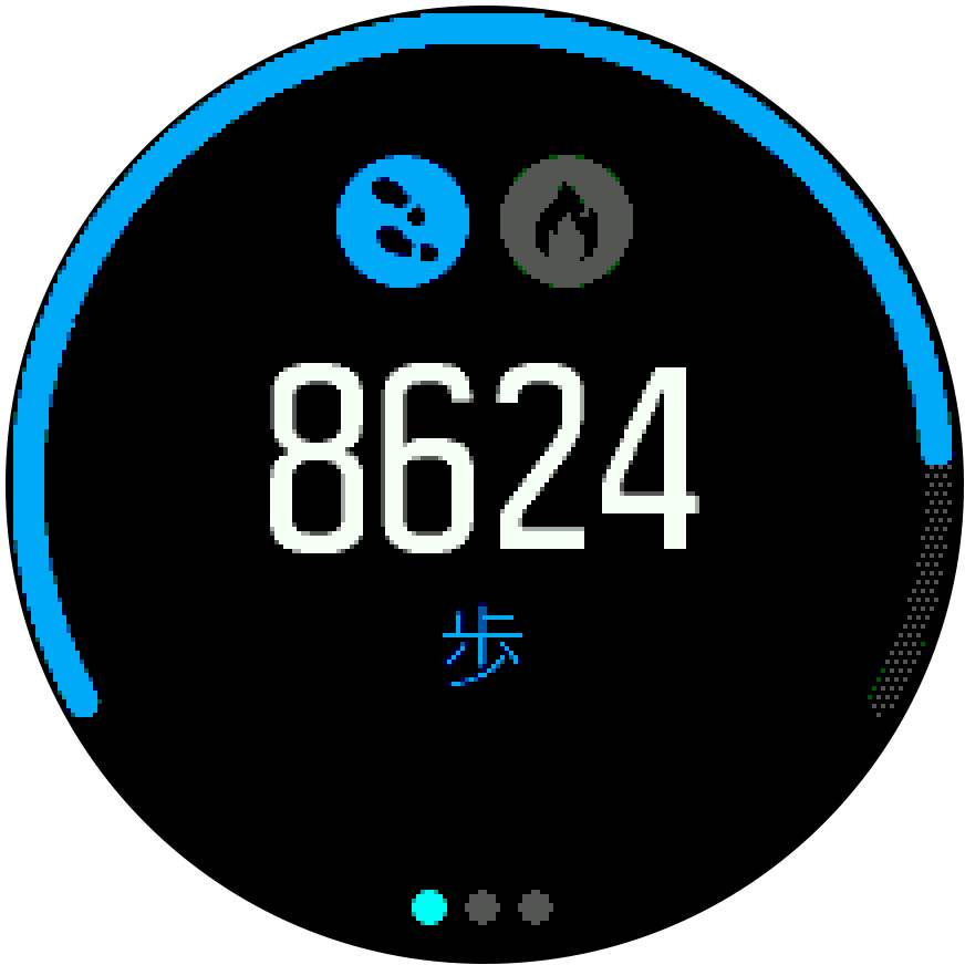 ActivityMonitoring steps Spartan Trainer