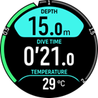 深度警報 15 公尺