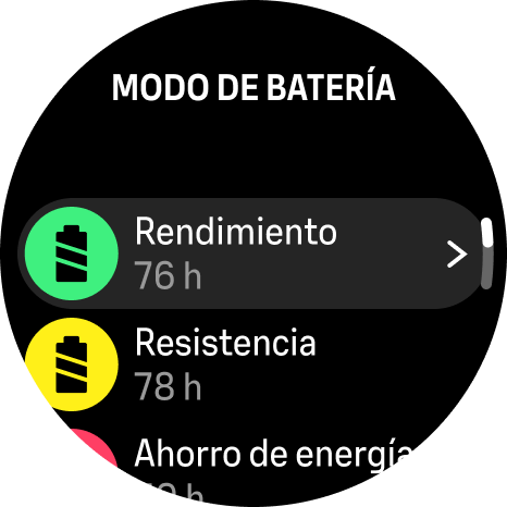battery mode