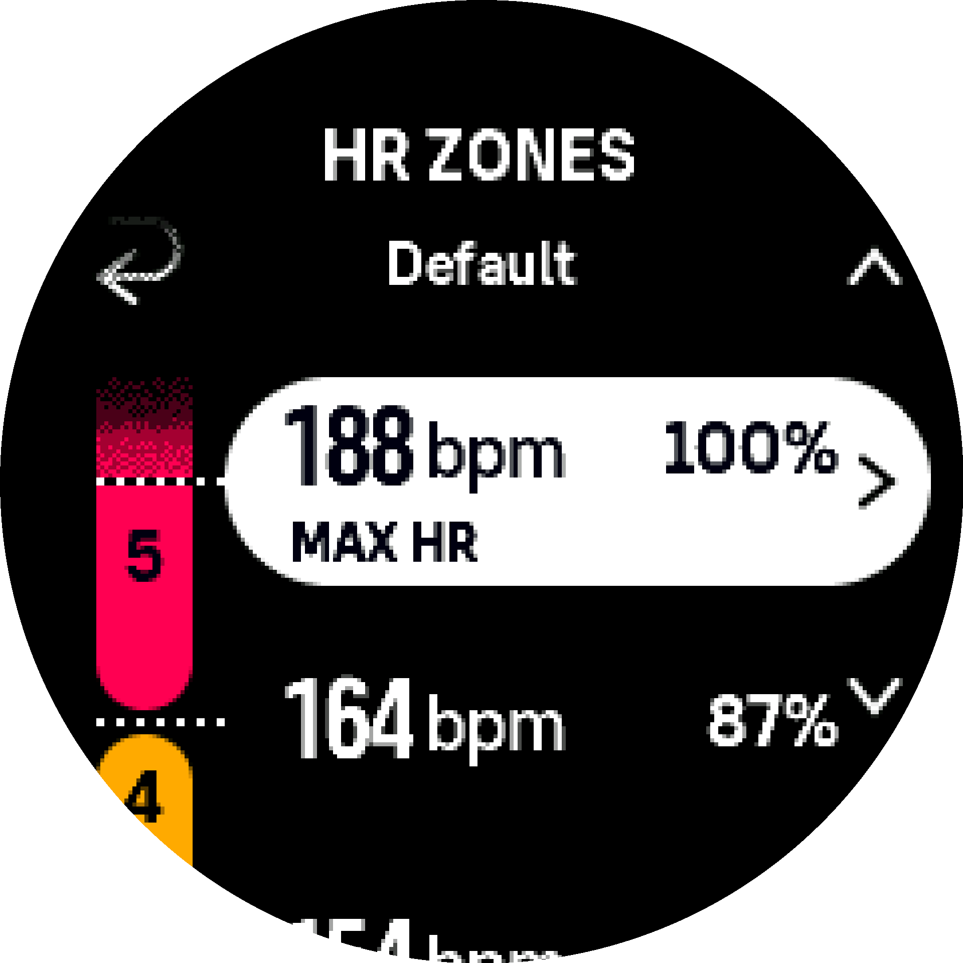 Default Max HR S9PP