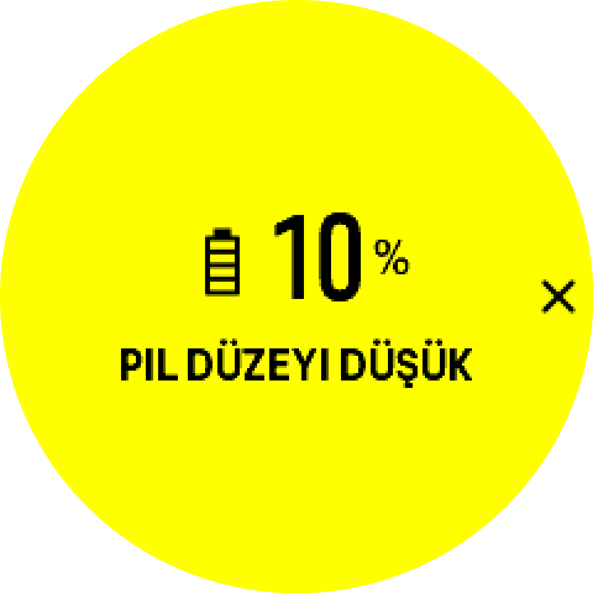 Pil Uyarısı S9PP