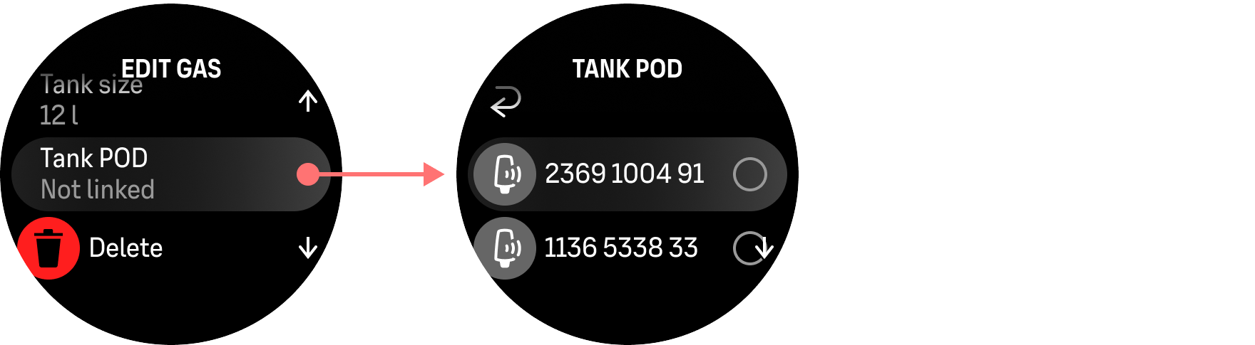 tank pod 配對氣體