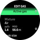 gaz actif