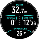 減壓潛水免減壓時間 2
