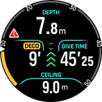 減壓潛水不安全減壓警告