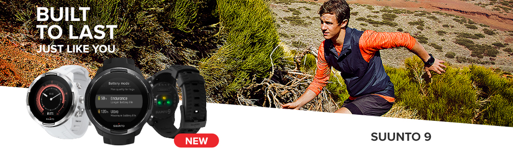 Suunto 9. Built to last, just like you.