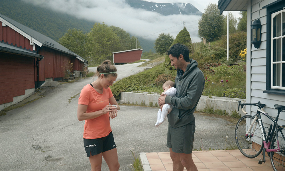 After nine months of pregnancy, resting and recovering after birth, Suunto ambassador Emelie Forsberg is training and racing again in the mountains and fjords of Norway.